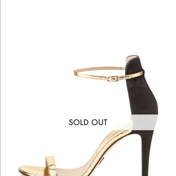 Michael Kors Cracked Metallic Leather And Suede Sandals sold T - Picture 9 of 13